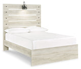 Cambeck Whitewash Full Panel Bedroom Set with Dresser, Mirror, Chest and 2 Nightstands (Online Special Price) - Ornate Home