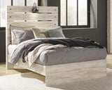 Cambeck Whitewash Full Panel Bedroom Set with Dresser, Mirror, Chest and 2 Nightstands (Online Special Price) - Ornate Home