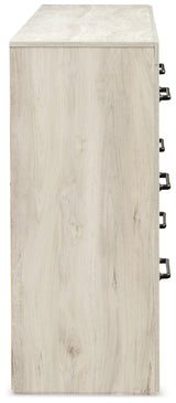 Cambeck Whitewash Full Panel Bedroom Set with Storage, Dresser and Nightstand - Ornate Home