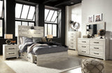 Cambeck Whitewash Full Panel Storage Bedroom Set with Dresser and Nightstand (Online Special Price) - Ornate Home