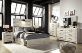Cambeck Whitewash Full Panel Storage Bedroom Set with Dresser and Nightstand - Ornate Home