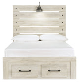 Cambeck Whitewash Full Storage Bed, Dresser and Mirror (Online Special Price) - Ornate Home