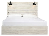 Cambeck Whitewash King Panel Bed, Dresser, Mirror and 2 Nightstands (Online Special Price) - Ornate Home