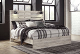 Cambeck Whitewash King Panel Bed, Dresser, Mirror and 2 Nightstands (Online Special Price) - Ornate Home