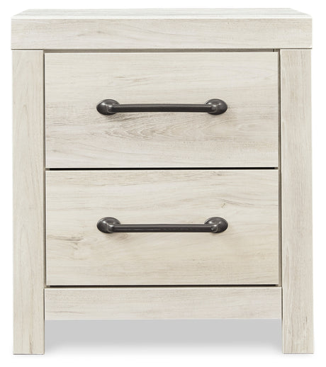 Cambeck Whitewash King Panel Bed, Dresser, Mirror and 2 Nightstands - Ornate Home