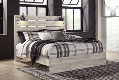Cambeck Whitewash King Panel Bed, Dresser, Mirror and 2 Nightstands - Ornate Home