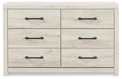 Cambeck Whitewash King Panel Bed, Dresser and 2 Nightstands - Ornate Home