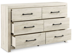 Cambeck Whitewash King Panel Bedroom Set w/ 2 Storage Drawers - Ornate Home