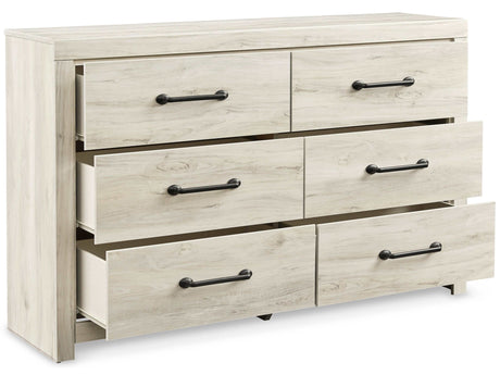 Cambeck Whitewash King Panel Bedroom Set w/ 2 Storage Drawers - Ornate Home