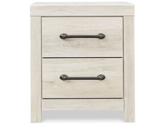 Cambeck Whitewash King Panel Bedroom Set w/ 2 Storage Drawers - Ornate Home