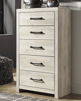 Cambeck Whitewash King Panel Bedroom Set with Storage, Chest and Nightstand - Ornate Home