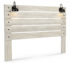 Cambeck Whitewash King Panel Headboard, Dresser, Mirror and Nightstand - Ornate Home