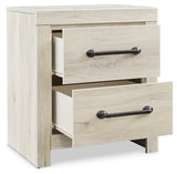 Cambeck Whitewash King Panel Storage Bed, Dresser, Mirror, Chest and Nightstand - Ornate Home