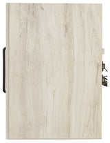 Cambeck Whitewash King Panel Storage Bed, Dresser, Mirror, Chest and Nightstand - Ornate Home