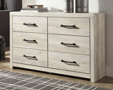 Cambeck Whitewash King Panel Storage Bedroom Set with. Dresser and Nightstand (Online Special Price) - Ornate Home
