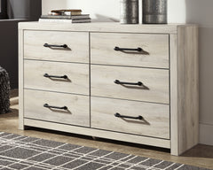 Cambeck Whitewash King Panel Storage Bedroom Set with. Dresser and Nightstand - Ornate Home