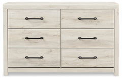 Cambeck Whitewash King Storage Bedroom Set with Dresser, Chest and 2 Nightstands - Ornate Home