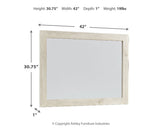 Cambeck Whitewash Mirror (Online Special Price) - Ornate Home