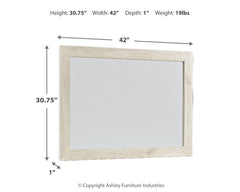 Cambeck Whitewash Mirror - Ornate Home