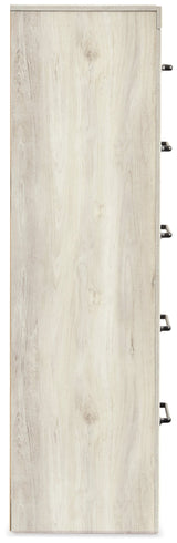 Cambeck Whitewash Narrow Chest of Drawers (Online Special Price) - Ornate Home