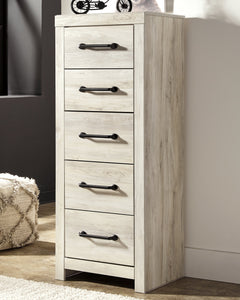 Cambeck Whitewash Narrow Chest of Drawers - Ornate Home