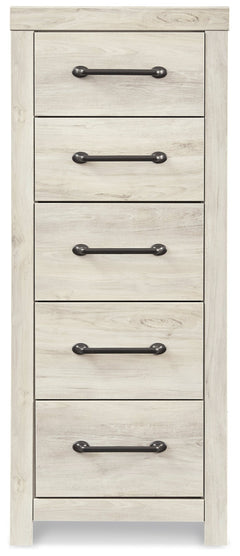 Cambeck Whitewash Narrow Chest of Drawers - Ornate Home