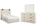 Cambeck Whitewash Queen Panel Bed, Dresser and Mirror (Online Special Price) - Ornate Home