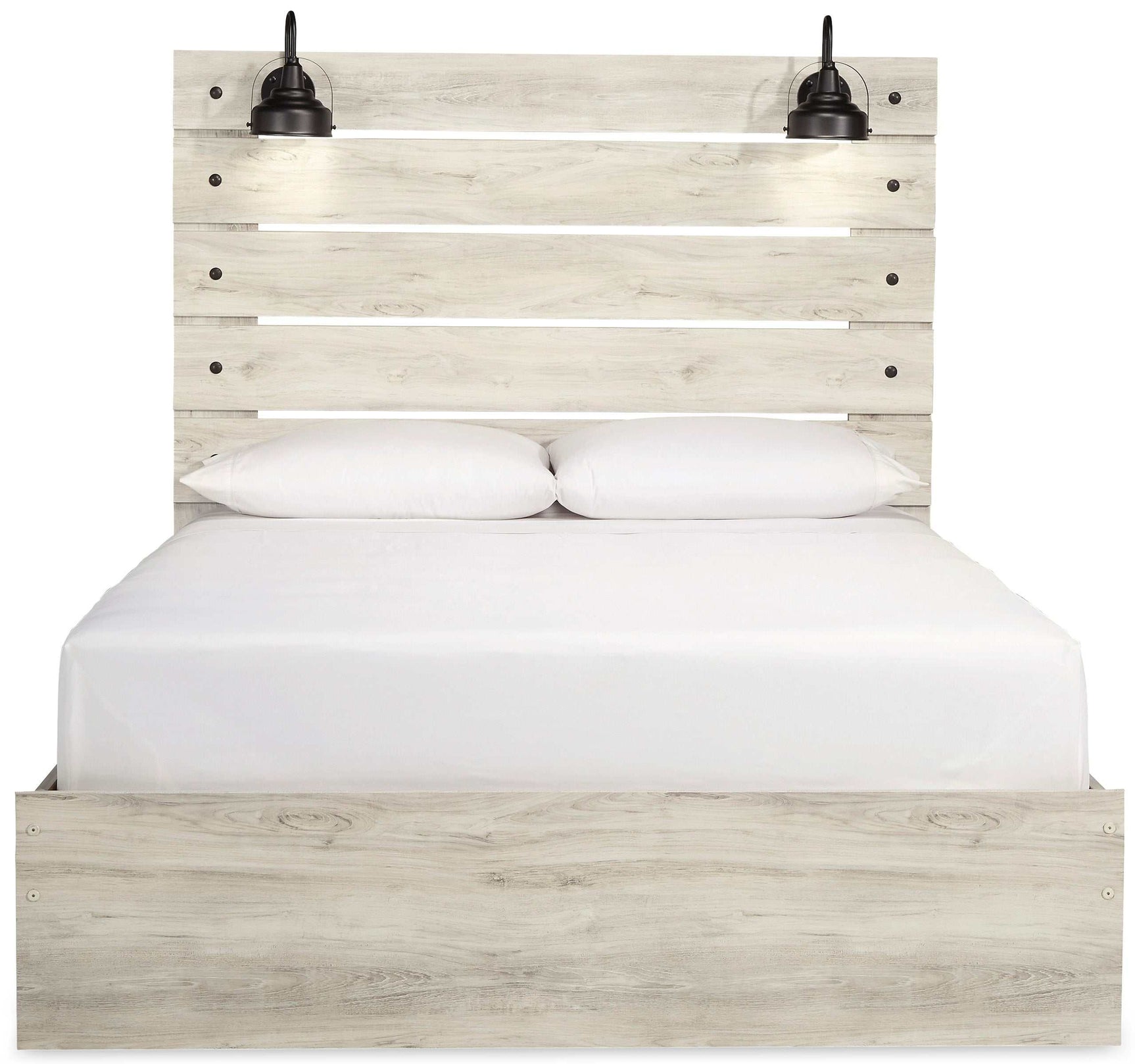Cambeck Whitewash Queen Panel Bed (Online Special Price) - Ornate Home