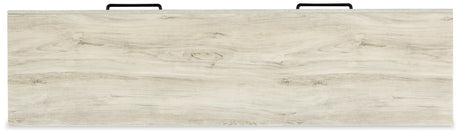 Cambeck Whitewash Queen Panel Bed with Storage, Dresser and Nightstand - Ornate Home