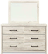 Cambeck Whitewash Queen Panel Bedroom Set w/ 2 Storage Drawers (Online Special Price) - Ornate Home