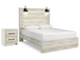 Cambeck Whitewash Queen Panel Bedroom Set with 2 Nightstands (Online Special Price) - Ornate Home