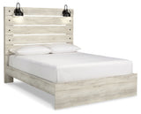 Cambeck Whitewash Queen Panel Bedroom Set with 2 Nightstands (Online Special Price) - Ornate Home