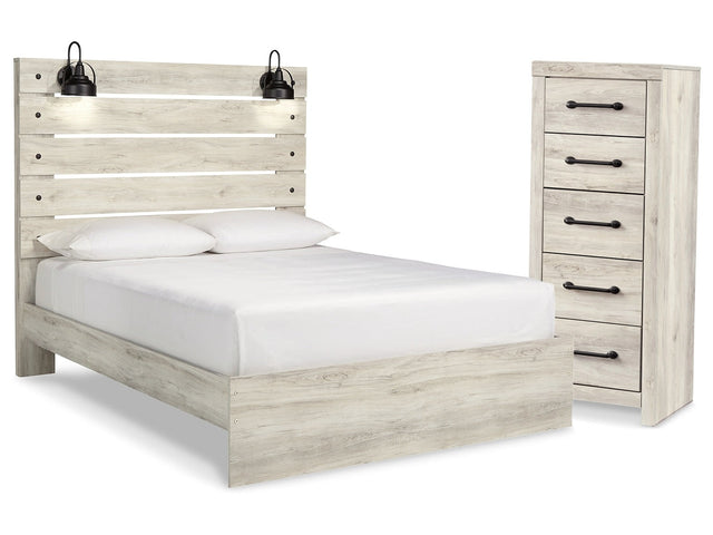 Cambeck Whitewash Queen Panel Bedroom Set with Chest (Online Special Price) - Ornate Home
