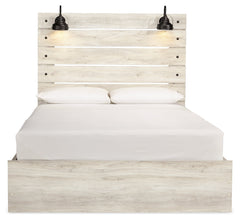 Cambeck Whitewash Queen Panel Bedroom Set with Storage, Chest and Nightstand - Ornate Home