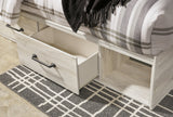 Cambeck Whitewash Queen Panel Bedroom Set with Storage, Dresser, Mirror, Chest and Nightstand (Online Special Price) - Ornate Home