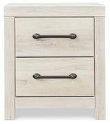 Cambeck Whitewash Queen Panel Bedroom Set with Storage, Dresser, Mirror, Chest and Nightstand - Ornate Home