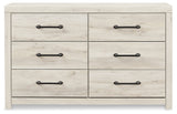 Cambeck Whitewash Queen Panel Bedroom Set with Storage, Dresser and 2 Nightstands (Online Special Price) - Ornate Home