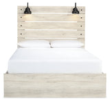 Cambeck Whitewash Queen Panel Bedroom Set with Storage, Dresser and 2 Nightstands (Online Special Price) - Ornate Home