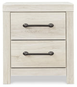 Cambeck Whitewash Queen Panel Bedroom Set with Storage, Dresser and 2 Nightstands (Online Special Price) - Ornate Home