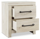 Cambeck Whitewash Queen Panel Bedroom Set with Storage, Dresser and 2 Nightstands (Online Special Price) - Ornate Home