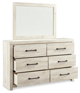 Cambeck Whitewash Queen Panel Headboard, Dresser, Mirror, Chest and 2 Nightstands - Ornate Home