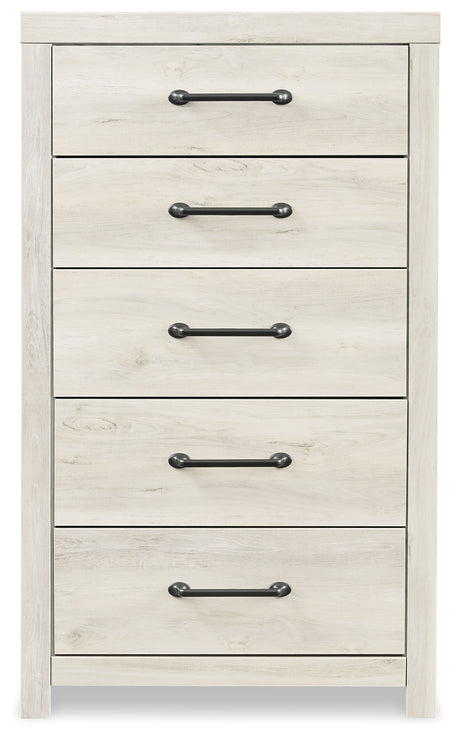 Cambeck Whitewash Queen Panel Headboard, Dresser, Mirror, Chest and Nightstand - Ornate Home