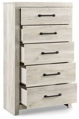 Cambeck Whitewash Queen Panel Headboard, Dresser, Mirror, Chest and Nightstand - Ornate Home