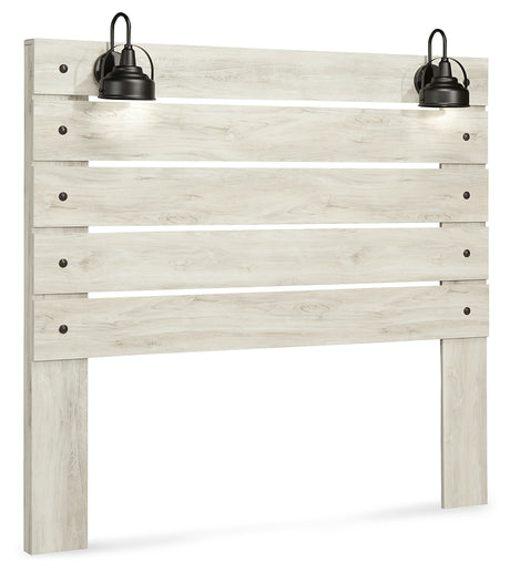 Cambeck Whitewash Queen Panel Headboard, Dresser, Mirror, Chest and Nightstand - Ornate Home