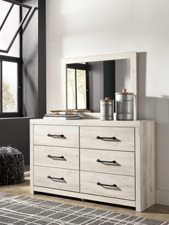Cambeck Whitewash Queen Panel Headboard, Dresser, Mirror, Chest and Nightstand - Ornate Home