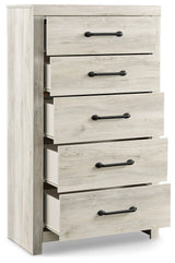 Cambeck Whitewash Queen Panel Storage Bed & Dresser & Mirror & Chest & 2 Nightstands (Online Special Price) - Ornate Home