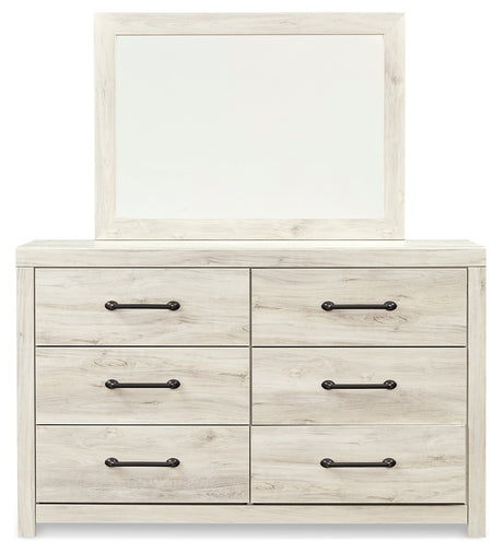 Cambeck Whitewash Queen Panel Storage Bed & Dresser & Mirror & Chest & 2 Nightstands - Ornate Home