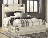 Cambeck Whitewash Queen Panel Storage Bed, Dresser, Mirror, Chest and Nightstand (Online Special Price) - Ornate Home