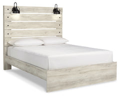 Cambeck Whitewash Queen Panel Storage Bedroom Set with Dresser, Chest and 2 Nightstands - Ornate Home