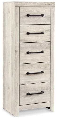 Cambeck Whitewash Queen Panel Storage Bedroom Set with Dresser, Chest and 2 Nightstands - Ornate Home
